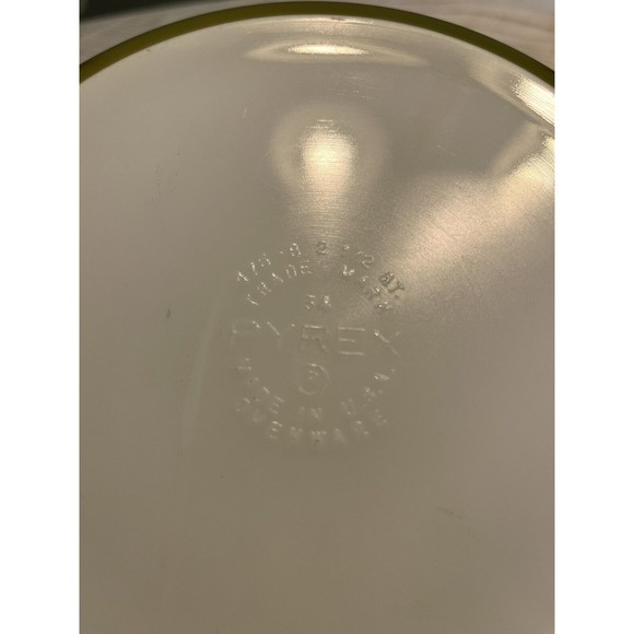 3pc- Vtg Pyrex 1-1/2qt Divided Casserole w/Lid & 2 1/2qt Casserole Dish Ovenware - Picture 8 of 12